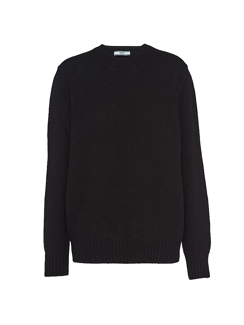 Wool and Cashmere Crew-Neck Sweater