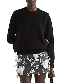 Wool and Cashmere Crew-Neck Sweater