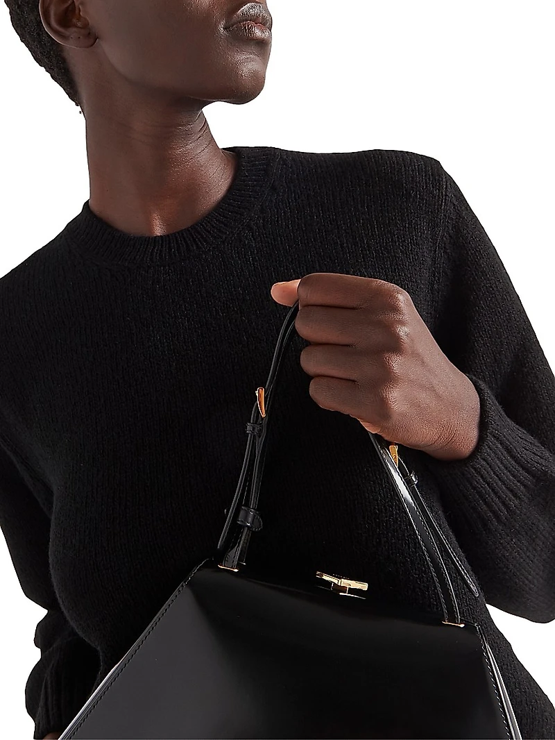 Wool and Cashmere Crew-Neck Sweater