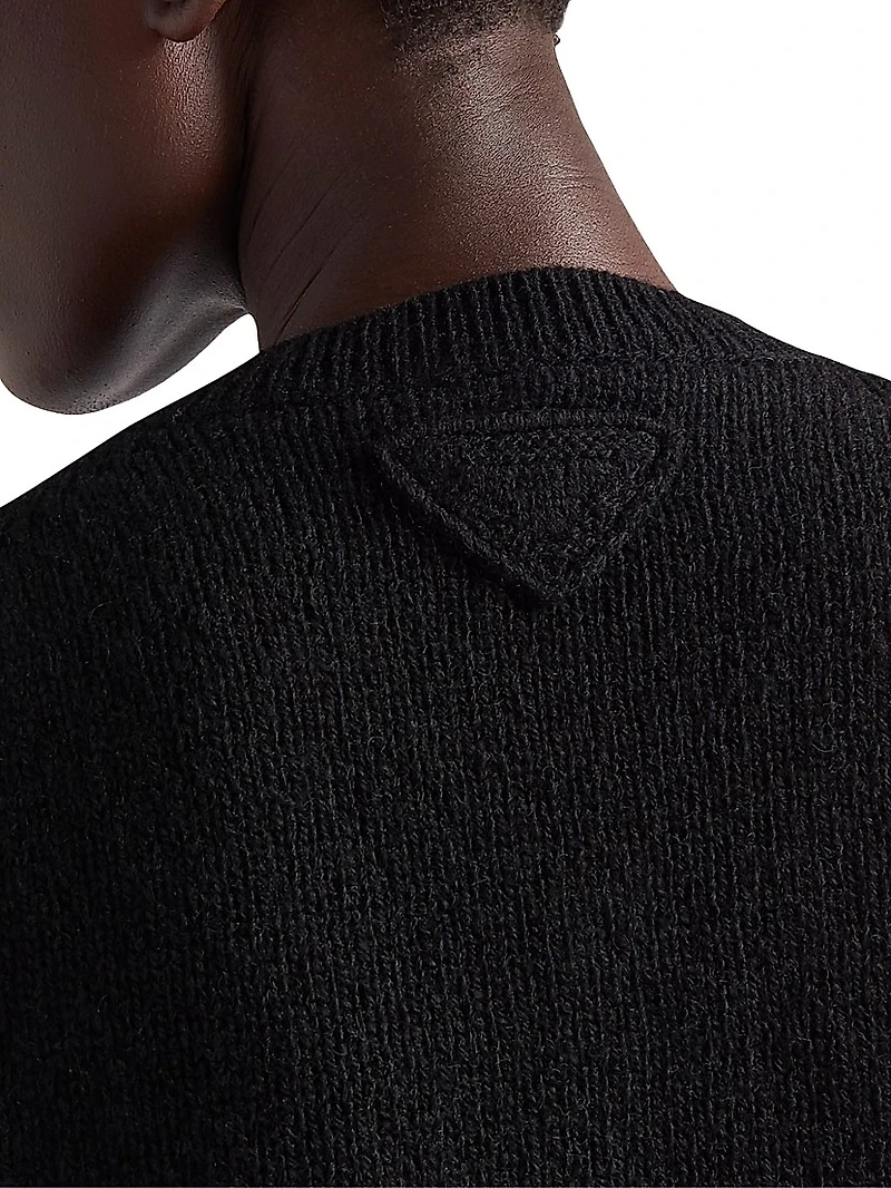 Wool and Cashmere Crew-Neck Sweater