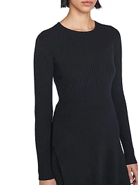 Ribbed Cashmere-Blend Tunic