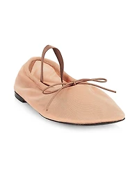 Glove Mesh Mary Jane Flats