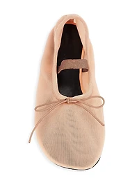 Glove Mesh Mary Jane Flats