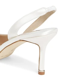 Hangisli 70MM Satin Slingback Pumps