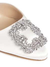 Hangisli 70MM Satin Slingback Pumps