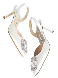 Hangisli 70MM Satin Slingback Pumps