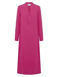 Frieda Tumbled Cotton Shirtdress