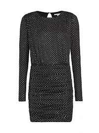 Jessel Diamante Ruched Minidress