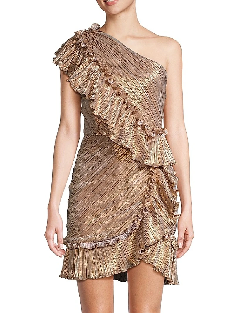 Metallic Mini Mercer Dress