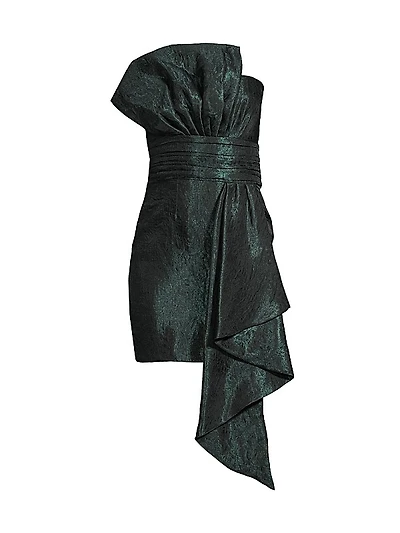 Taffeta Bow Minidress