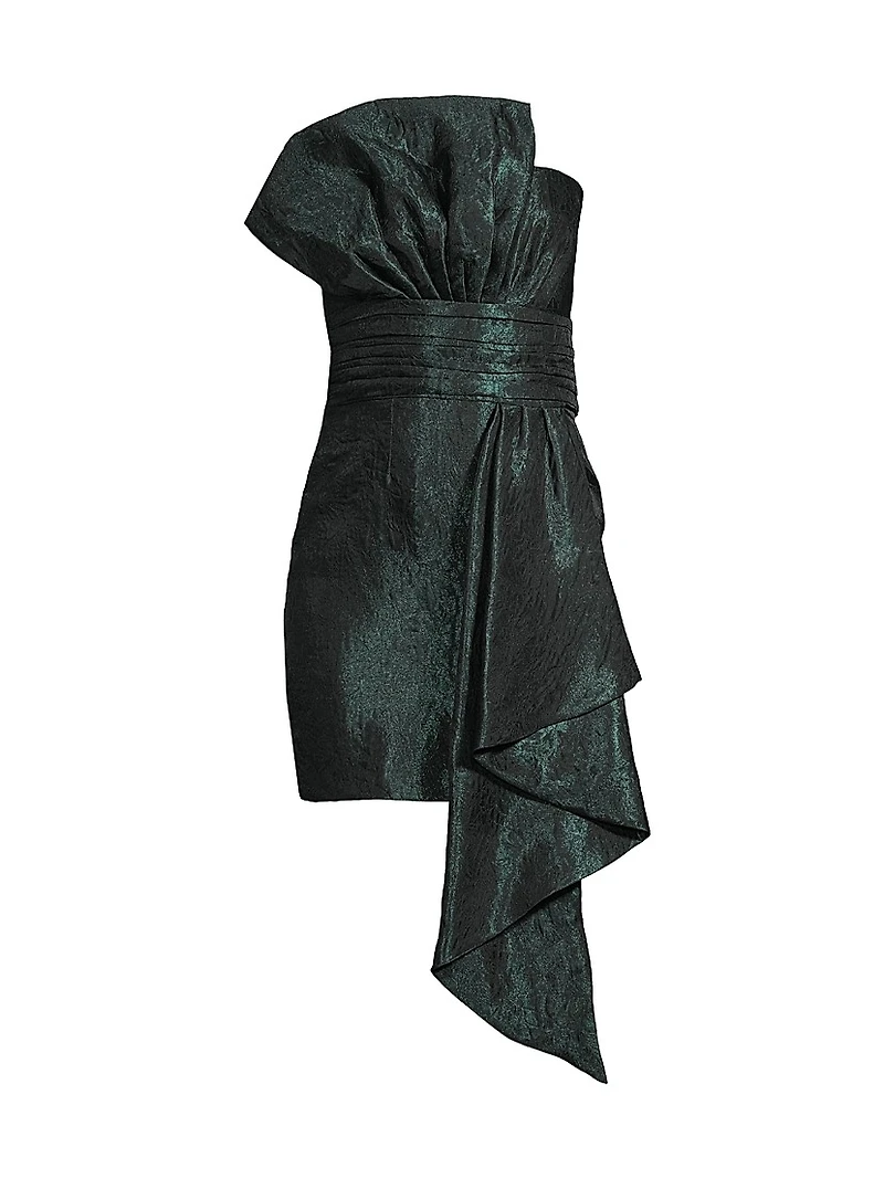 Taffeta Bow Minidress