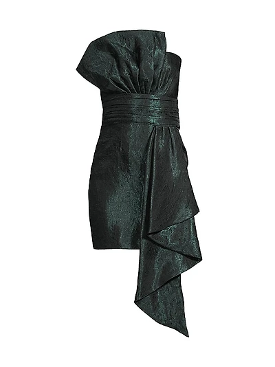 Taffeta Bow Minidress