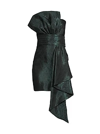 Taffeta Bow Minidress