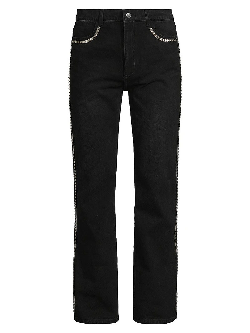 Persistence Of Memory Studded Bootcut Jeans