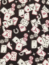 Persistance of Memory Gambler Printed Camp Shirt