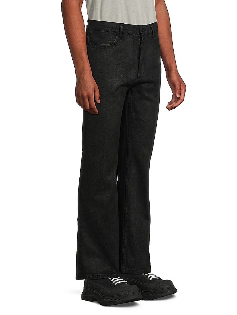 Persistence Of Memory Waxed Bootcut Jeans