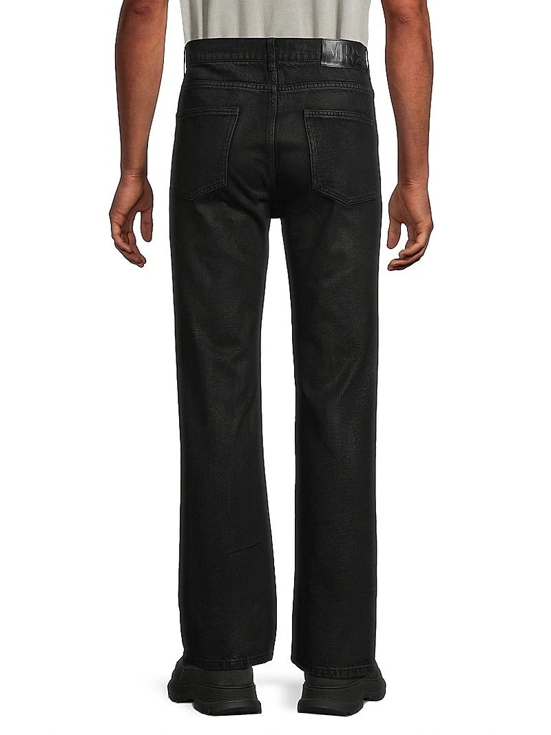 Persistence Of Memory Waxed Bootcut Jeans