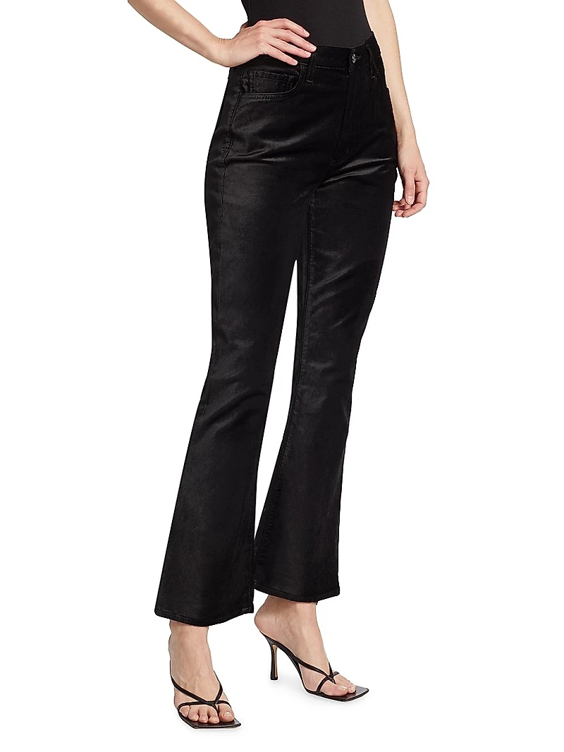 Nico Velvet Boot-Cut Trousers