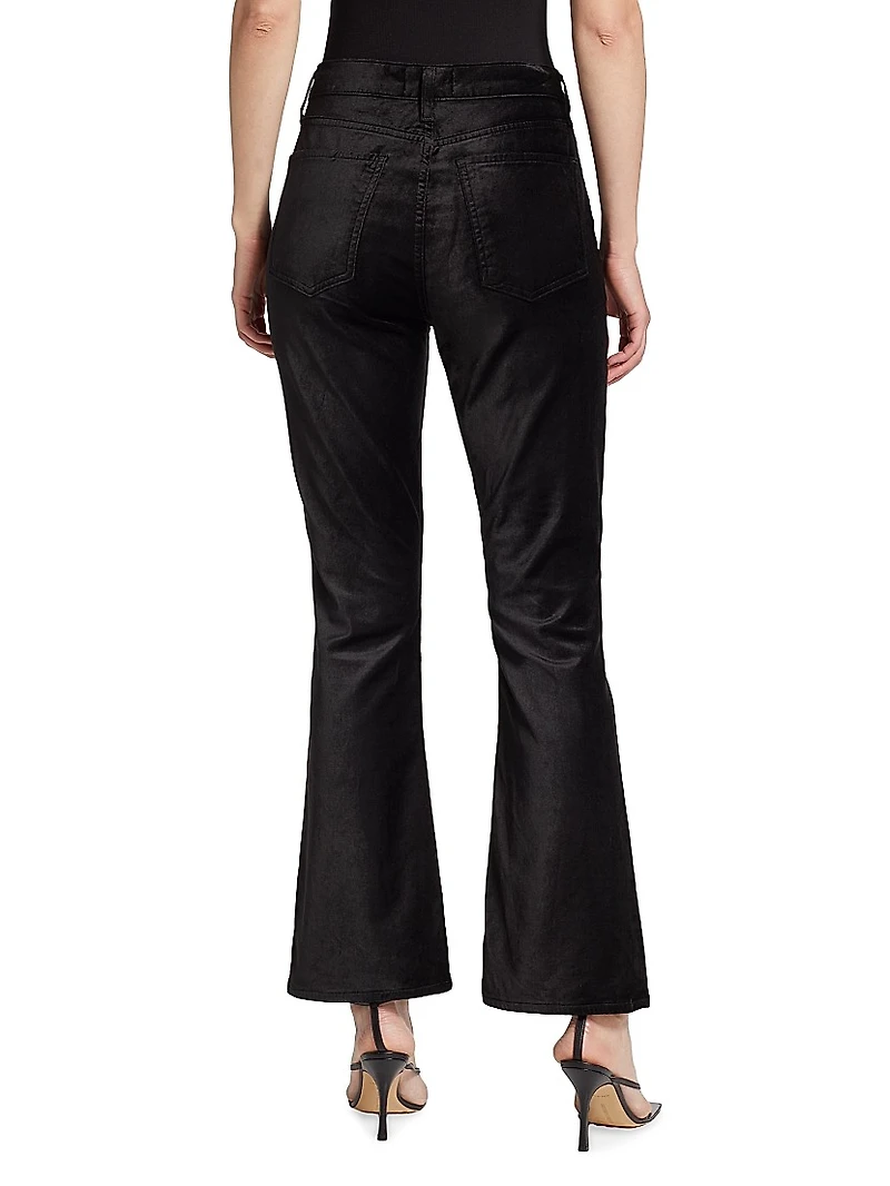 Nico Velvet Boot-Cut Trousers