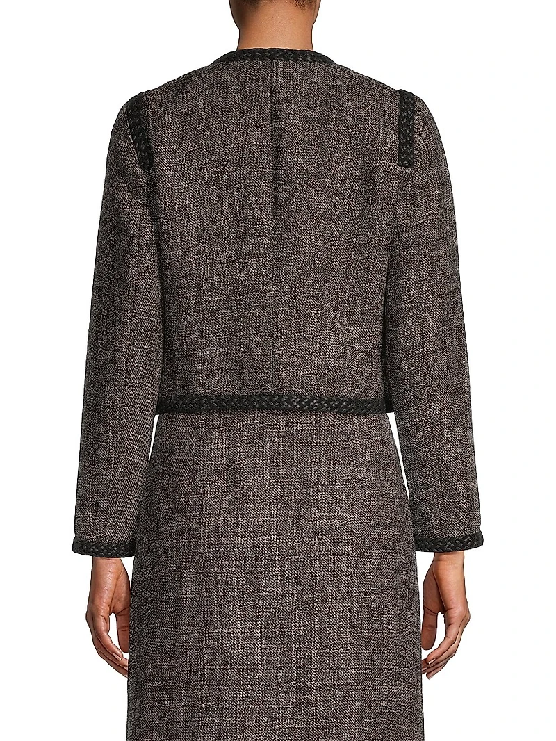 Tailored Wool Tweed Jacket