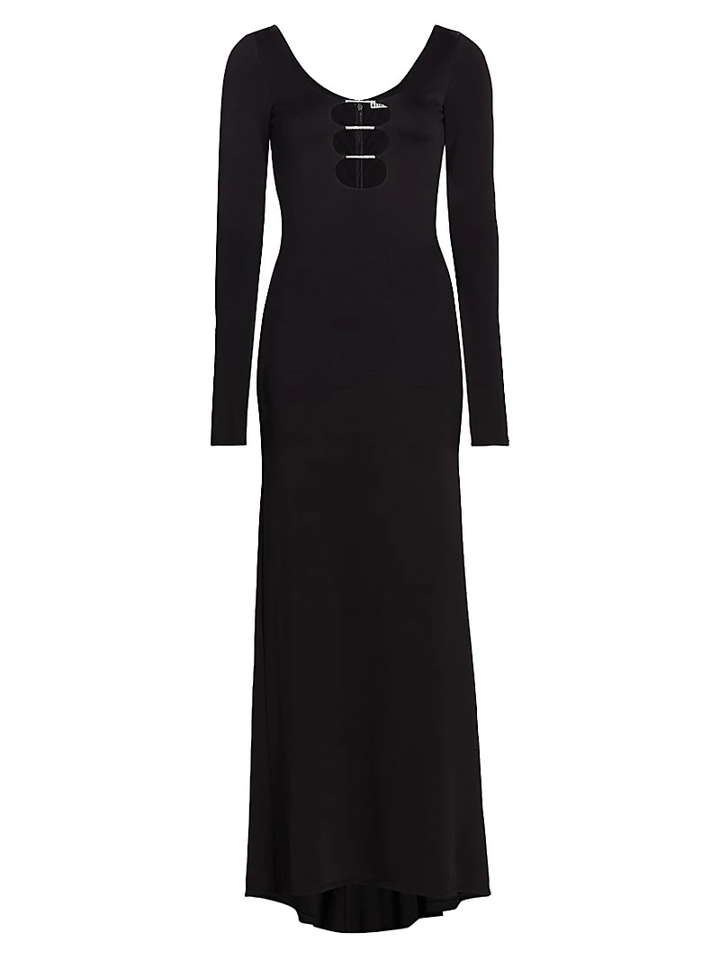 Kalena Jersey Cut-Out Maxi Dress