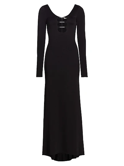 Kalena Jersey Cut-Out Maxi Dress
