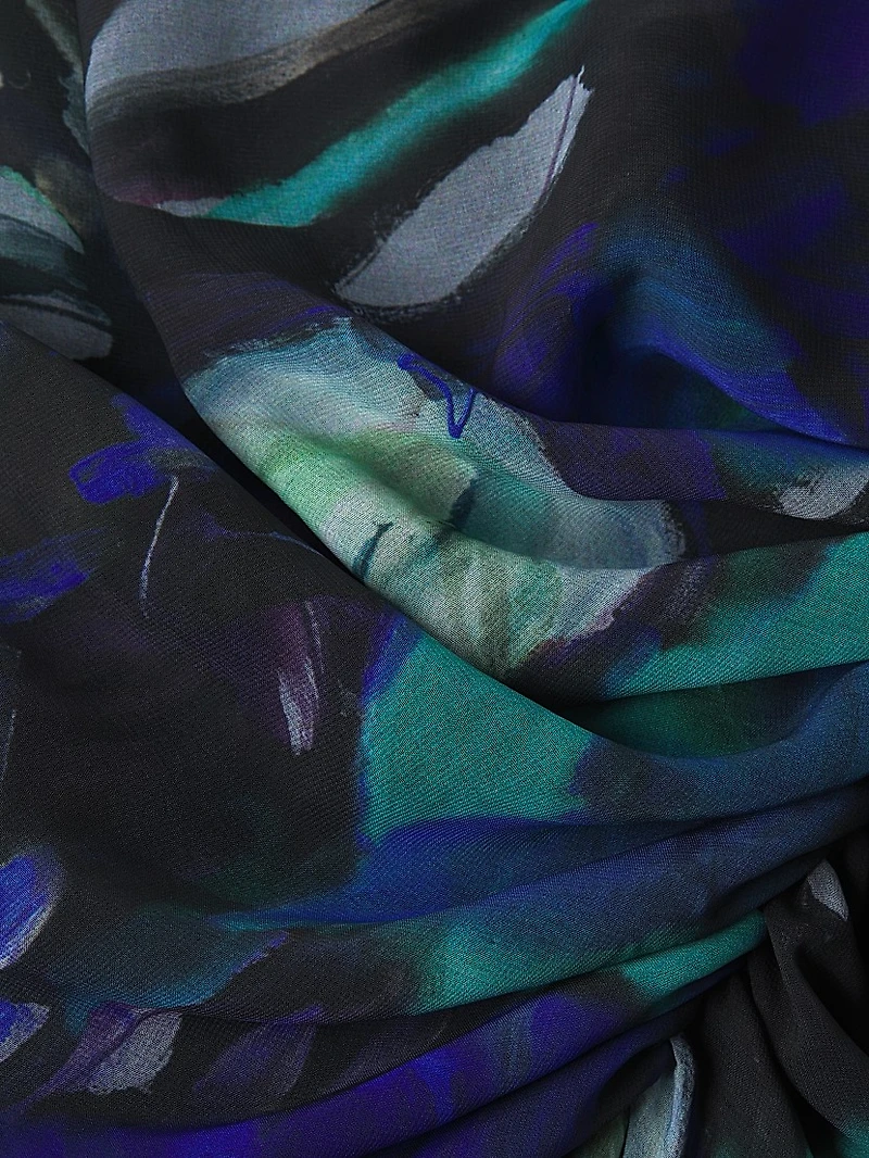 Abby Floral Chiffon Dress