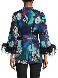 Lily Tie-Waist Floral Jacket