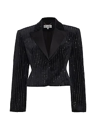 Branda Velvet & Crystal Jacket