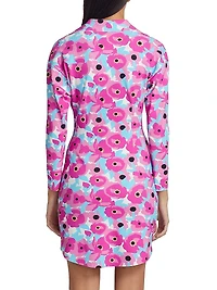 Maixut Floral Jersey Minidress