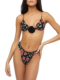 Cooper Floral Bikini Top