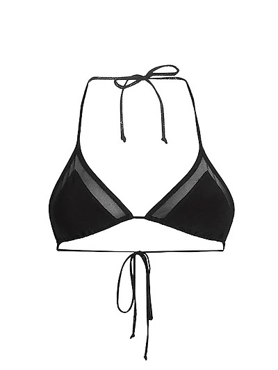Mesh Triangle Bikini Set