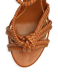 Kathleen 101MM Leather Platform Sandals