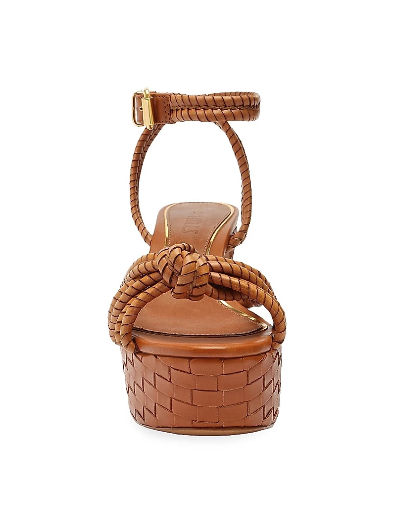 Kathleen 101MM Leather Platform Sandals