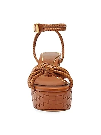 Kathleen 101MM Leather Platform Sandals