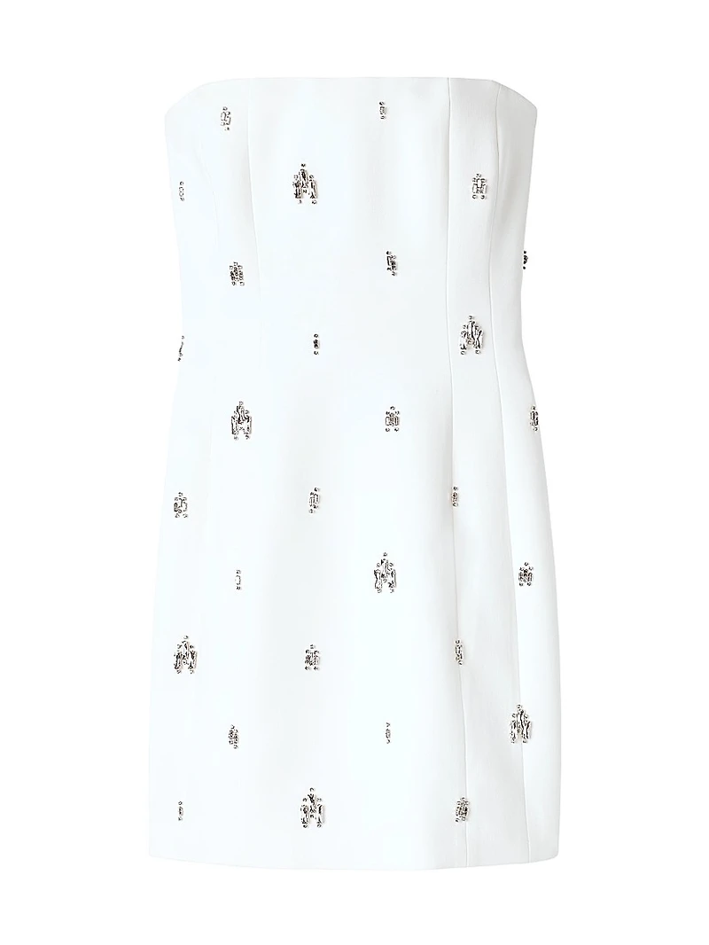 Elsie Strapless Embellished Minidress