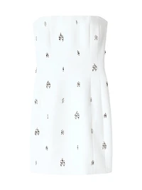 Elsie Strapless Embellished Minidress