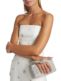 Elsie Strapless Embellished Minidress