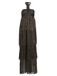 Tair Tiered Halter Dress