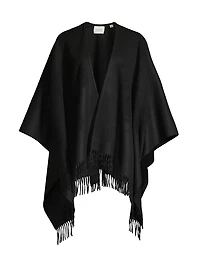 Double-Face Wool-Cashmere Cape