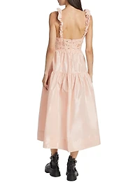Evita Embroidered Corset Dress