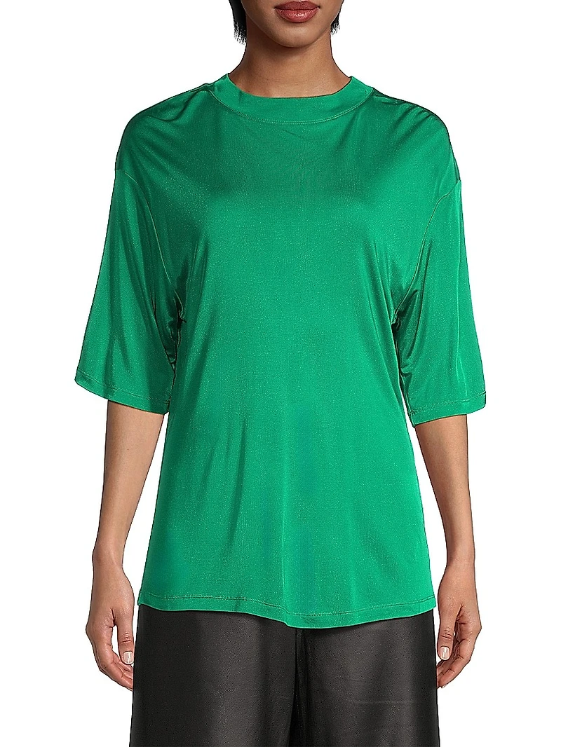 Aphrodite Silk-Blend Tee