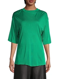 Aphrodite Silk-Blend Tee