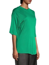 Aphrodite Silk-Blend Tee
