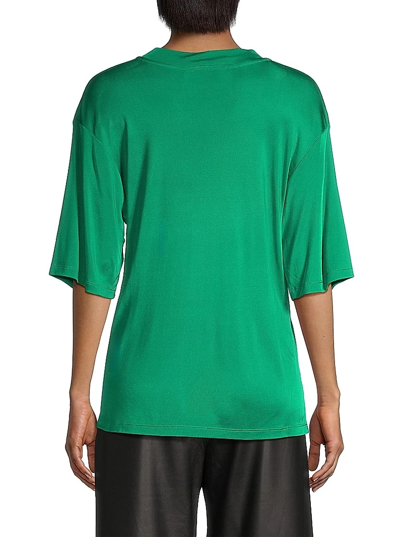 Aphrodite Silk-Blend Tee