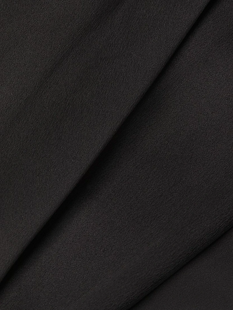 Grace Silk Wrap Midi-Dress