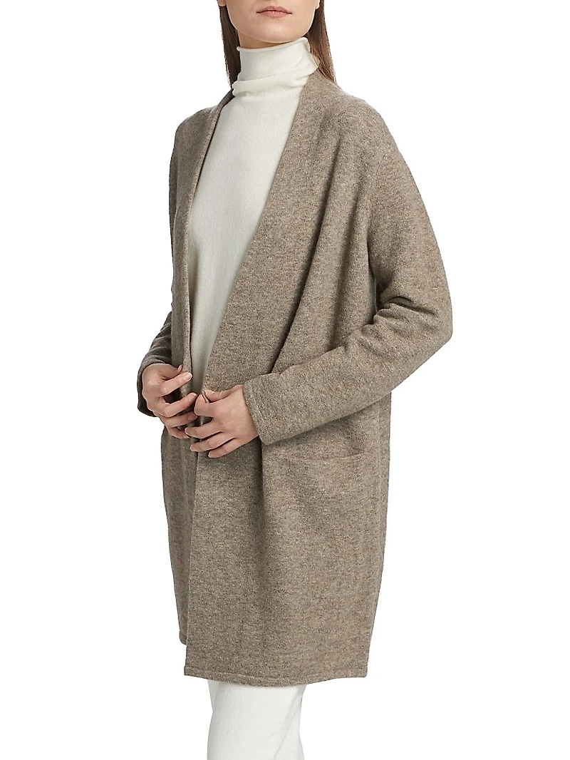 Merino Wool-Blend Sweater Coat