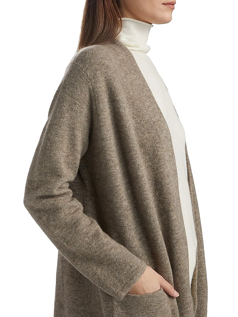 Merino Wool-Blend Sweater Coat