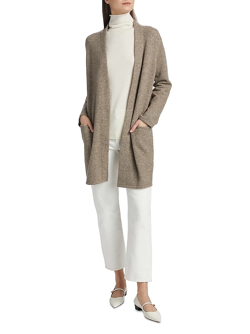 Merino Wool-Blend Sweater Coat