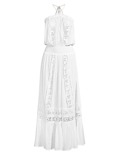 Elyse Cotton Halter Maxi Dress